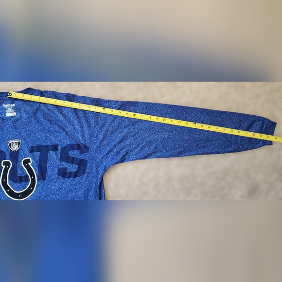 ​Reebok Indianapolis Colts Long Sleeve PlayDry Speedwick Workout Size Medium - Picture 9 of 9